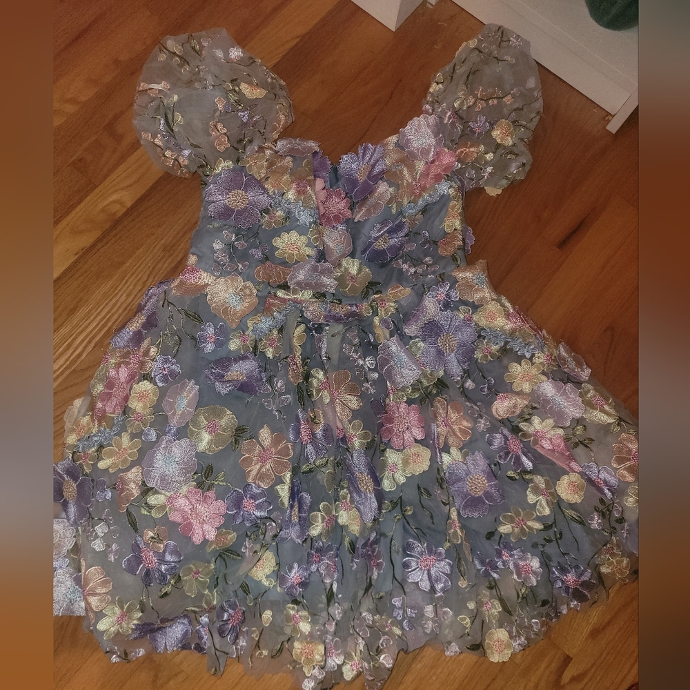 AW bridal blossom dress